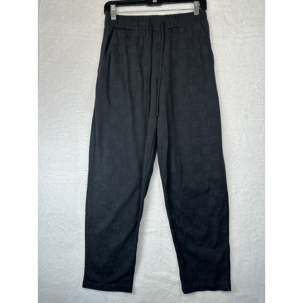 Maison Kitsune EVA Air Lounge Pants Unisex Medium Black Monogram Logo Joggers